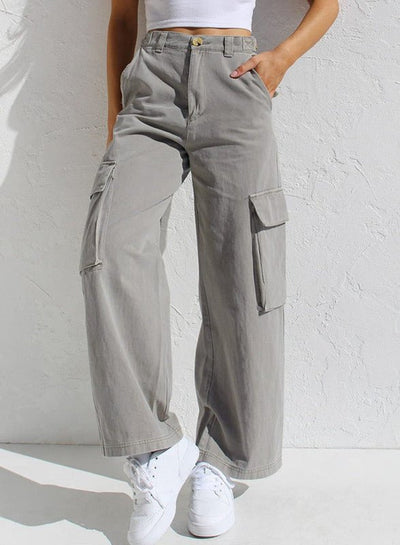 Corrine | Entspannte Cargohose mit weitem Bein