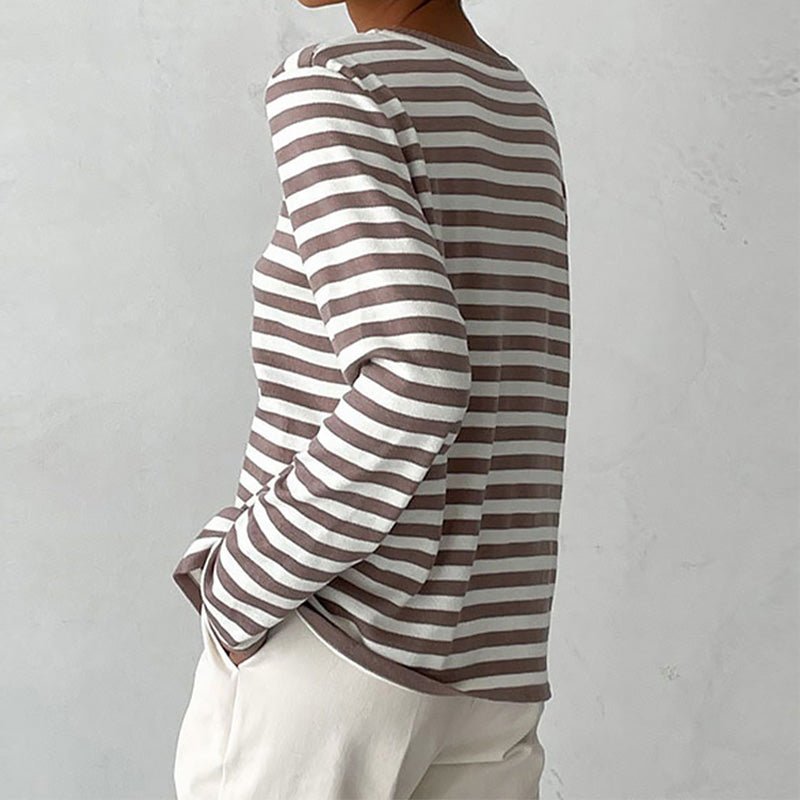 Carolin | Klassischer Streifenpullover