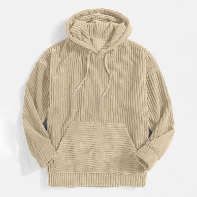 Stellan | Strukturierter Hoodie mit Kapuze und Kordelzug