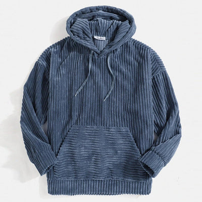 Stellan | Strukturierter Hoodie mit Kapuze und Kordelzug