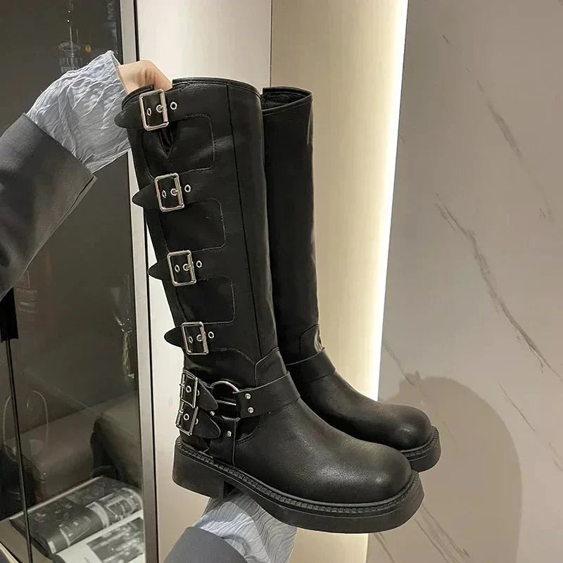 Zephyra | Finstere Gothic-Stiefel