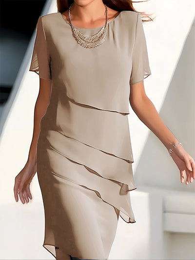 Cedora | Leichtes Lagen-Abendkleid