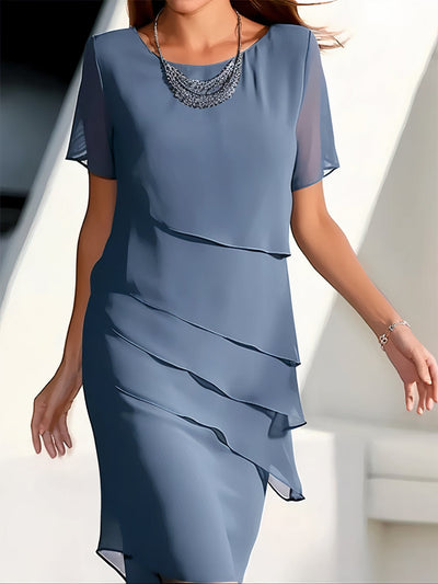 Cedora | Leichtes Lagen-Abendkleid