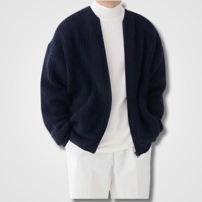 Karsen | Strickjacke mit Reißverschluss