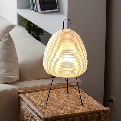 Solmira | Sculpted Rice Paper Lamp