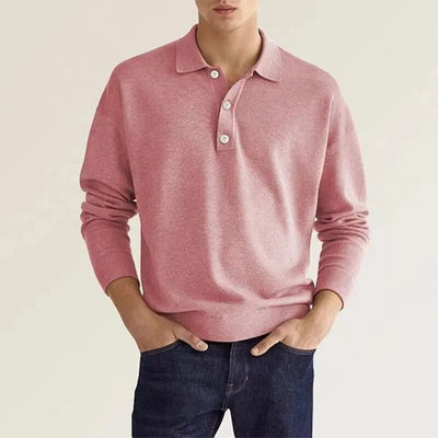 Caelan | Raffiniertes Langarm-Polo