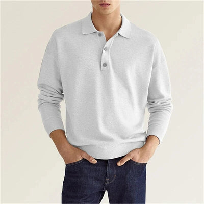 Caelan | Raffiniertes Langarm-Polo