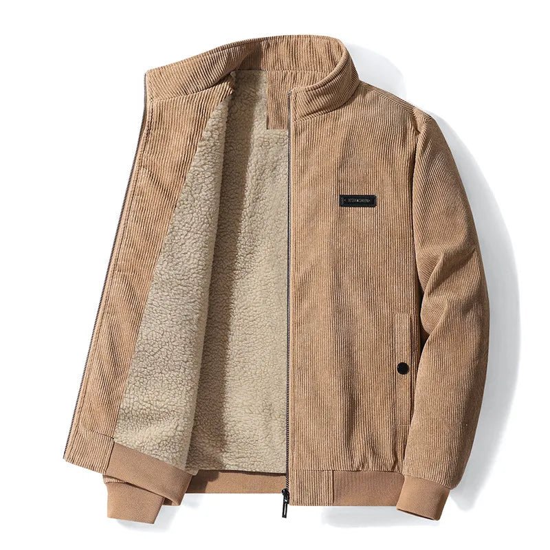 Kaedric | Plüschjacke mit Sherpa-Futter