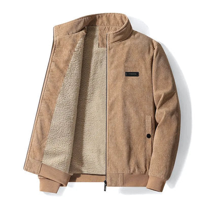 Kaedric | Plüschjacke mit Sherpa-Futter