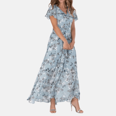 Elina | Elegantes bedrucktes A-Linien-Kleid
