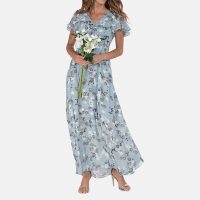 Elina | Elegantes bedrucktes A-Linien-Kleid