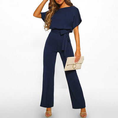 Melanie | Lässiger Jumpsuit mit Gürtel