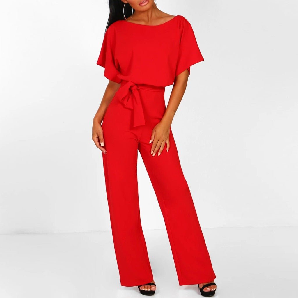 Melanie | Lässiger Jumpsuit mit Gürtel