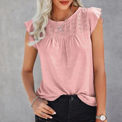 Emely | Elegante Bluse mit Rüschenärmeln