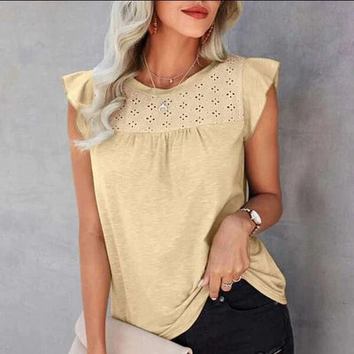 Emely | Elegante Bluse mit Rüschenärmeln
