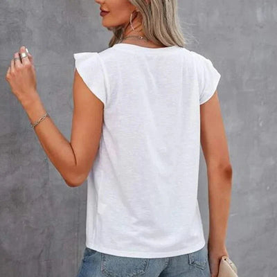 Emely | Elegante Bluse mit Rüschenärmeln