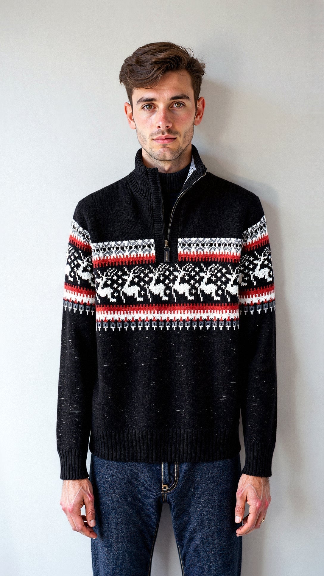 Friedolin | Klassischer Pullover mit Weihnachtsmuster