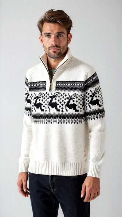 Friedolin | Klassischer Pullover mit Weihnachtsmuster