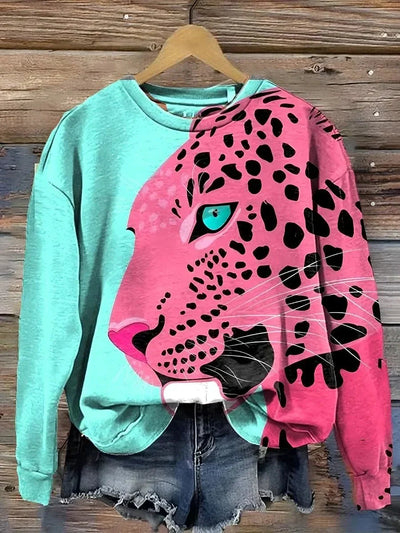 Fifer | Stilvoller Pullover mit Wildtiermuster