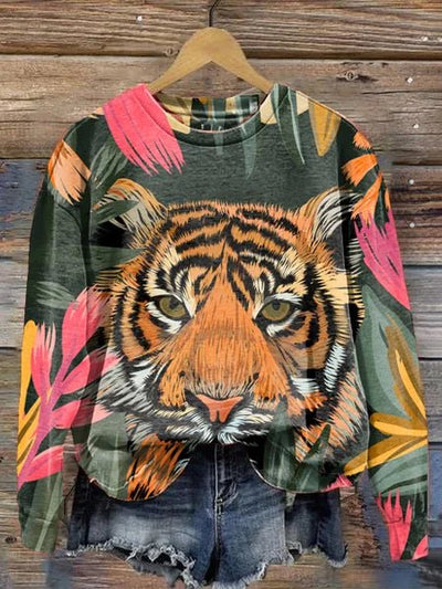 Fifer | Stilvoller Pullover mit Wildtiermuster