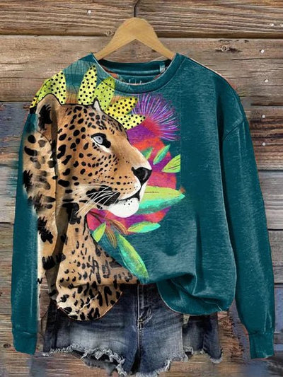 Fifer | Stilvoller Pullover mit Wildtiermuster