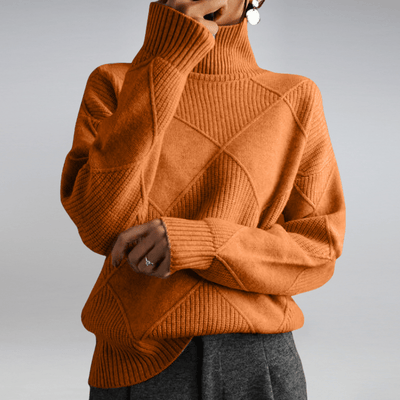 Urseline | Klassischer gerippter Rollkragenpullover