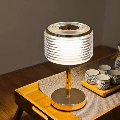 Fata | Mundgeblasene Glas-Tischlampe