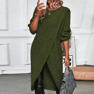 Elnara | Langer Strickpullover