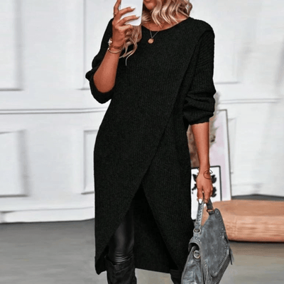 Elnara | Langer Strickpullover
