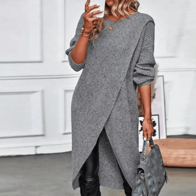 Elnara | Langer Strickpullover