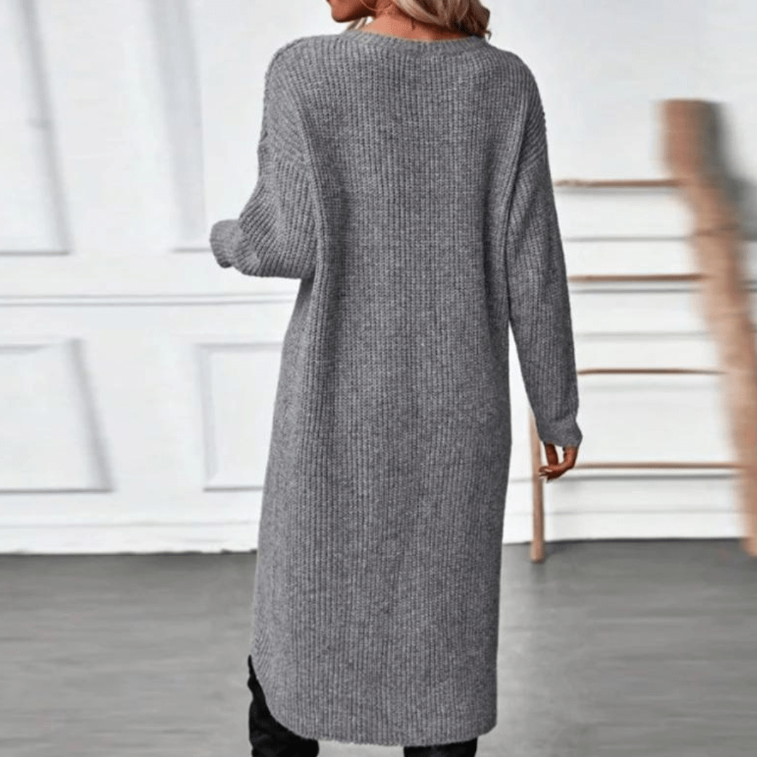Elnara | Langer Strickpullover