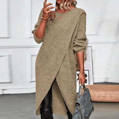Elnara | Langer Strickpullover