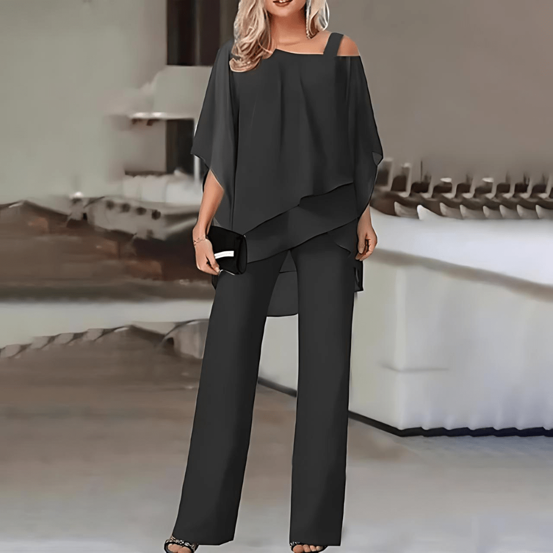 Elvire | Off-Shoulder-Top und Hosen-Set