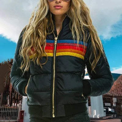 Zanvica | Mehrfarbige Pufferjacke