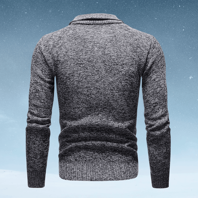 Idris | Gemütlicher Thermopullover mit halbem Reißverschluss