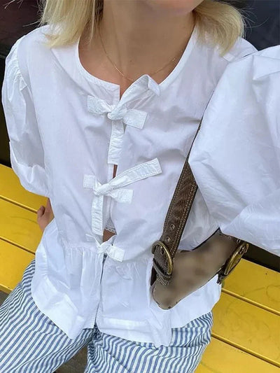 Harriett | Stilvolle Schößchenbluse