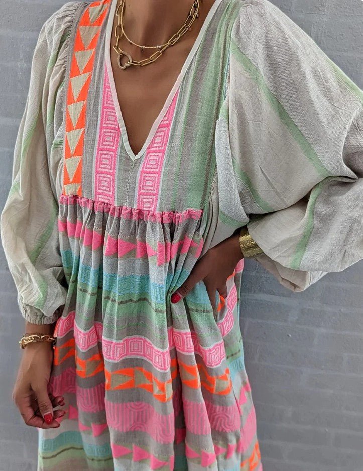 Riley | Einfaches, lebendiges Kleid
