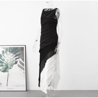 Thalurea | Gestuftes Maxi-Abendkleid