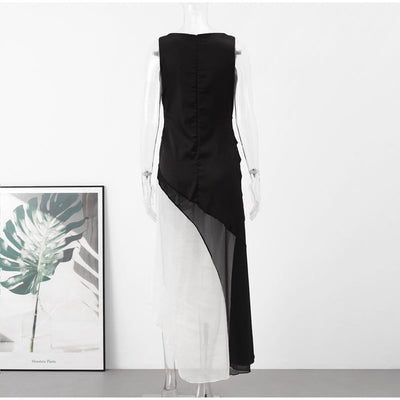 Thalurea | Gestuftes Maxi-Abendkleid