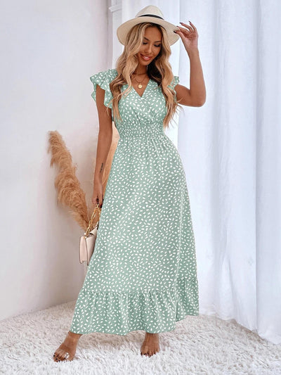 Thaleira | Fließendes Maxikleid in A-Linie