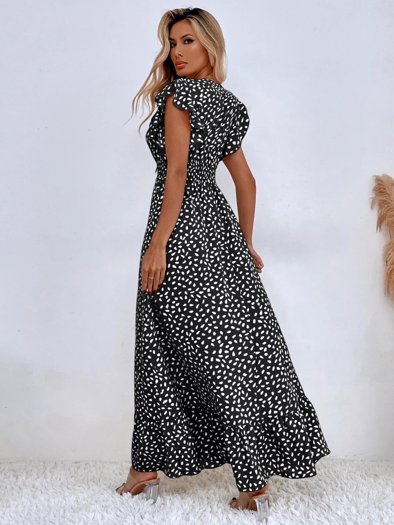 Thaleira | Fließendes Maxikleid in A-Linie