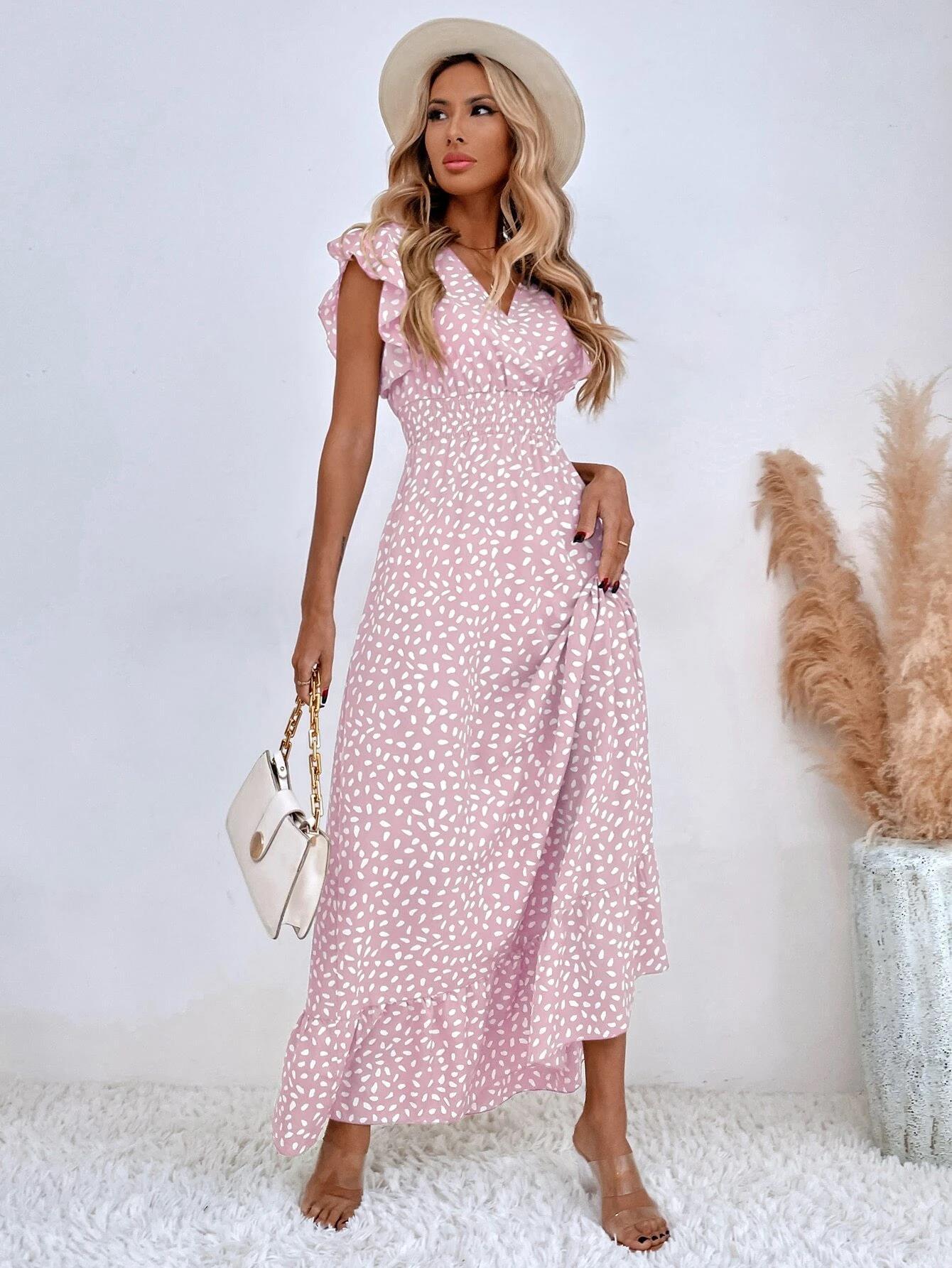 Thaleira | Fließendes Maxikleid in A-Linie
