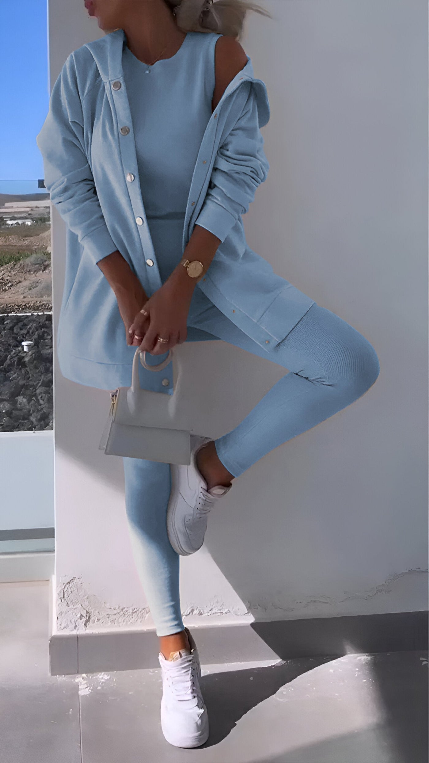 Renaya | Kapuzenpullover und Leggings-Set