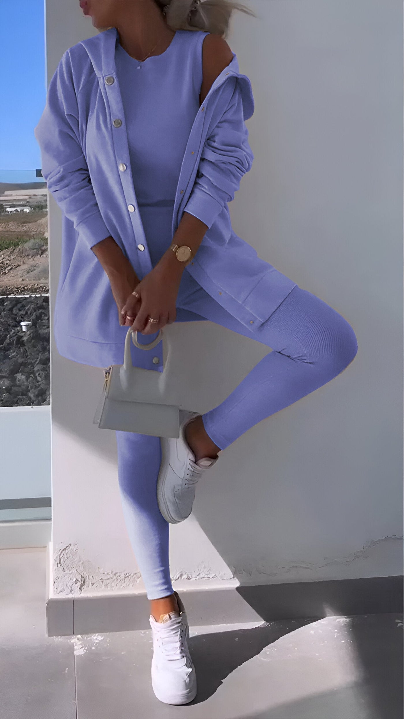 Renaya | Kapuzenpullover und Leggings-Set