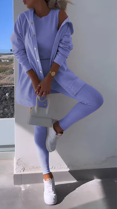 Renaya | Kapuzenpullover und Leggings-Set