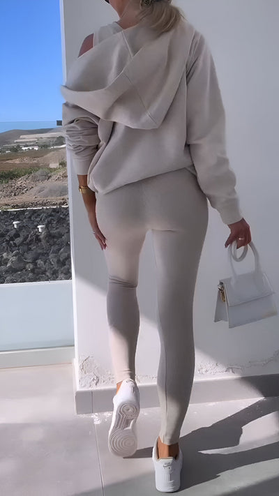 Renaya | Kapuzenpullover und Leggings-Set