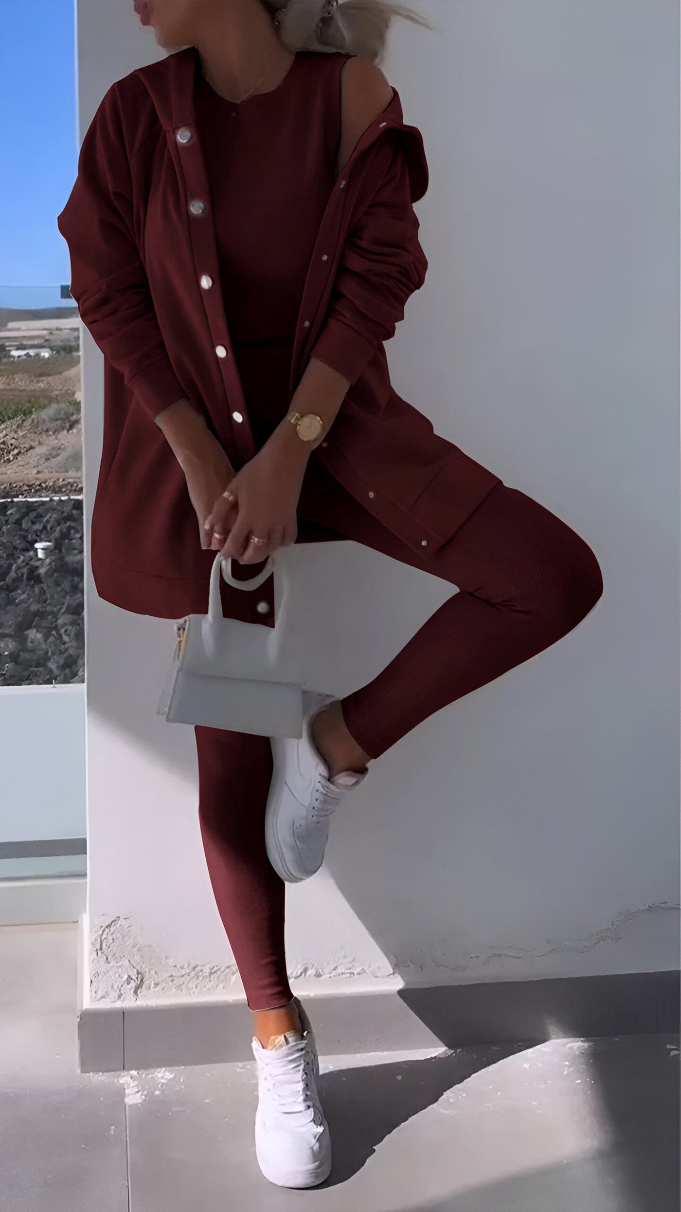 Renaya | Kapuzenpullover und Leggings-Set