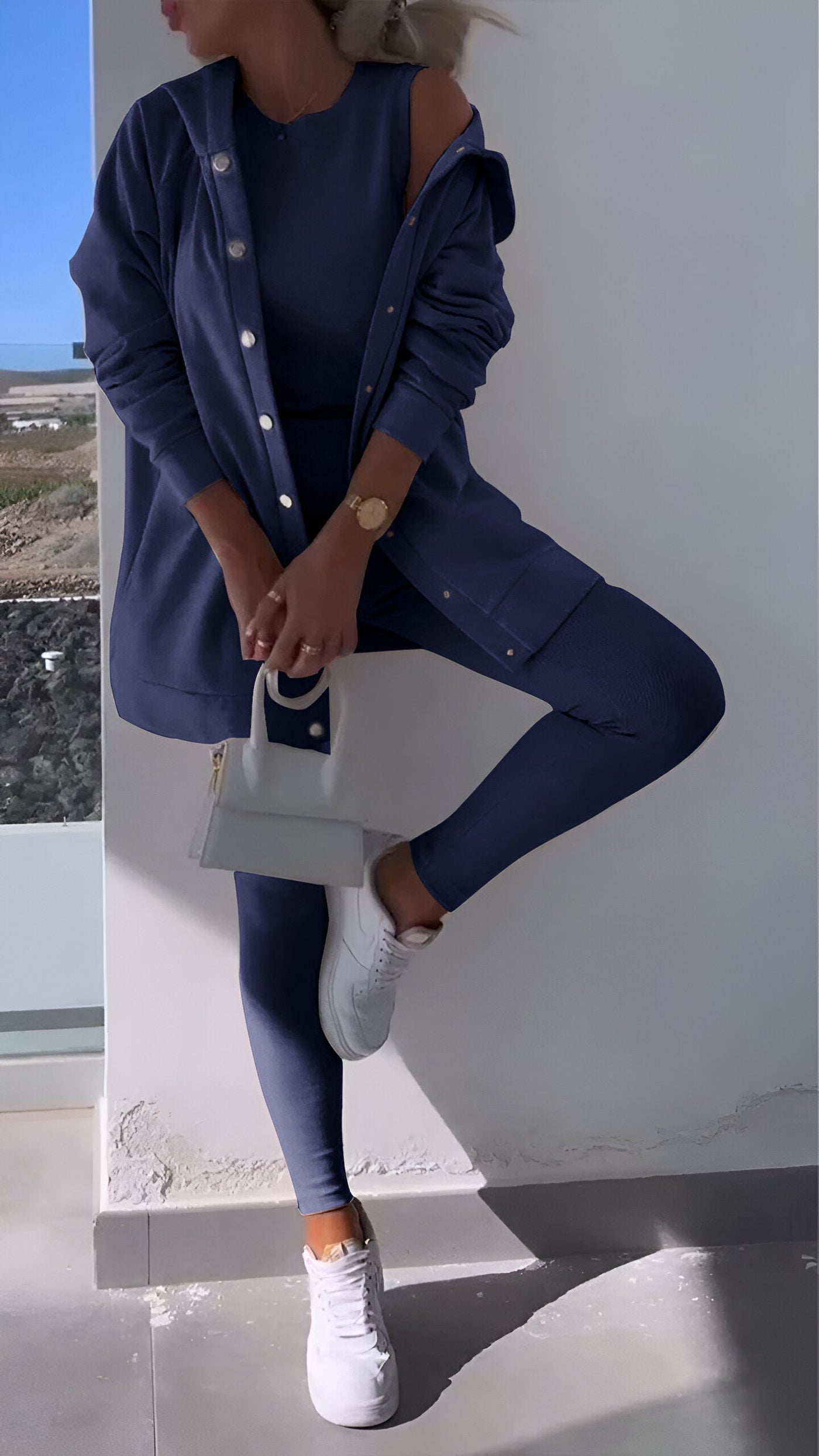 Renaya | Kapuzenpullover und Leggings-Set