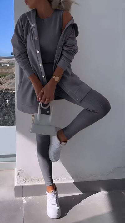 Renaya | Kapuzenpullover und Leggings-Set