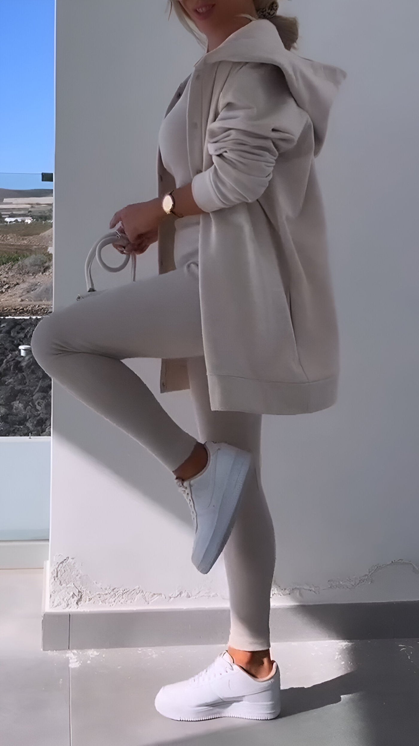 Renaya | Kapuzenpullover und Leggings-Set